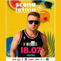 Baner promujący wydarzenie. Nazwa wydarzenia, data i zdjęcie Artysty.