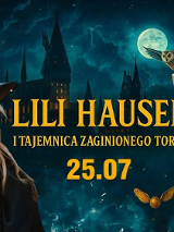 Baner promujący wydarzenie. Nazwa wydarzenia, data i zdjęcie Artystki.