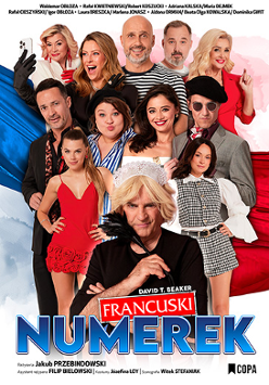 Baner promujący wydarzenie. Nazwa wydarzenia i zdjęcie artystów.