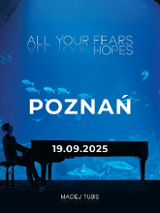 Baner promujący wydarzenie. Nazwa wydarzenia, data i zdjęcie Artysty.