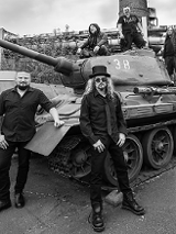 Baner promujący wydarzenie. Nazwa wydarzenia, data i zdjęcie Artystów.