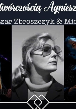 Baner promujący wydarzenie. Nazwa wydarzenia i zdjęcie artystów.