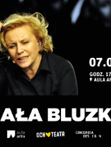 Baner promujący wydarzenie. Nazwa wydarzenia, data i zdjęcie Artystki.