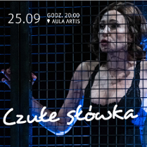 Baner promujący wydarzenie. Nazwa wydarzenia, data i zdjęcie Artystki.