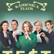 Baner promujący wydarzenie. Nazwa wydarzenia i zdjęcie artystów.