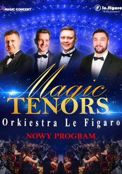 Baner promujący wydarzenie. Nazwa wydarzenia i zdjęcie artystów.