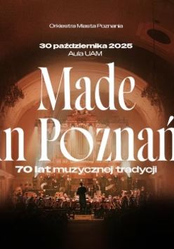 Baner promujący wydarzenie. Nazwa wydarzenia i data.