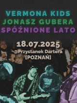 Baner promujący wydarzenie. Nazwa wydarzenia i data.
