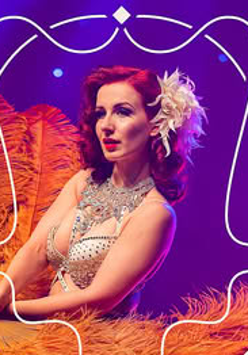 Baner promujący wydarzenie. Nazwa wydarzenia, data i zdjęcie Artystki.