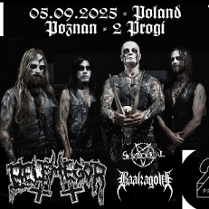 Baner promujący wydarzenie. Nazwa wydarzenia, data i zdjęcie Artystów.