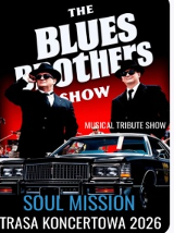 Baner promujący wydarzenie. Nazwa wydarzenia i zdjęcie artystów.