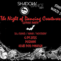 Baner promujący wydarzenie. Nazwa wydarzenia i data.