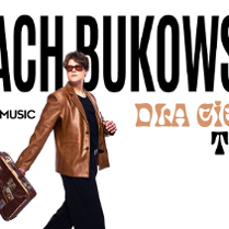 Baner promujący wydarzenie. Nazwa wydarzenia i zdjęcie artysty.