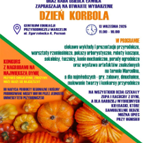 Baner promujący wydarzenie. Nazwa wydarzenia i data.