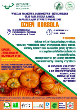 Baner promujący wydarzenie. Nazwa wydarzenia i data.