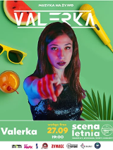 Baner promujący wydarzenie. Nazwa wydarzenia, data i zdjęcie Artystki.