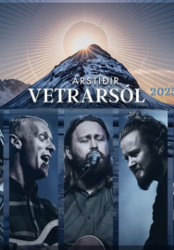 Baner promujący wydarzenie. Nazwa wydarzenia i zdjęcie artystów.