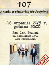 Baner promujący wydarzenie. Nazwa wydarzenia i data.