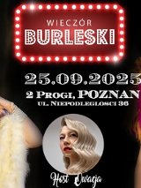 Baner promujący wydarzenie. Nazwa wydarzenia, data i zdjęcie Artystek.