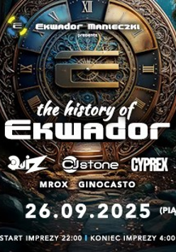 Baner promujący wydarzenie. Nazwa wydarzenia i data.