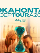 Baner promujący wydarzenie. Nazwa wydarzenia i zdjęcie artystów.