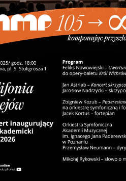 Baner promujący wydarzenie. Nazwa wydarzenia i data.