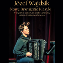 Baner promujący wydarzenie. Nazwa wydarzenia, data i zdjęcie Artysty.