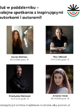 Baner promujący wydarzenie. Nazwa wydarzenia i zdjęcie artystów.