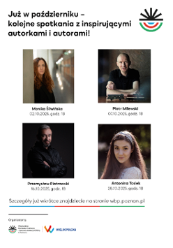 Baner promujący wydarzenie. Nazwa wydarzenia i zdjęcie artystów.