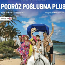 Baner promujący wydarzenie. Nazwa wydarzenia i zdjęcie artystów.