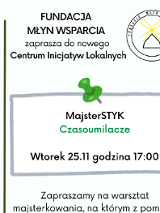 Baner promujący wydarzenie. Nazwa wydarzenia i data.