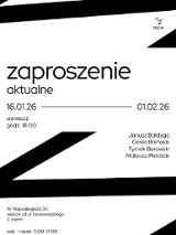 Baner promujący wystawę i podstawowymi informacjami o niej.