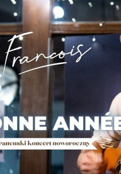 Baner z nazwą wydarzenia, zdjęcie osoby srtystycznej.