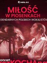 Baner z nazwą wydarzenia i datą. Zdjęcie osób artystycznych.