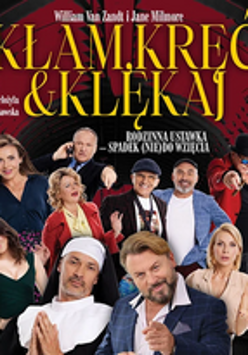 Baner z nazwą wydarzenia. Zdjęcie osób artystycznych.