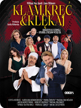 Baner z nazwą wydarzenia. Zdjęcie osób artystycznych.