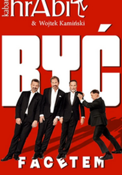 Baner z nazwą wydarzenia. Zdjęcie osób artystycznych.