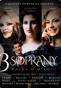 Baner z nazwą wydarzenia. Zdjęcie osób artystycznych.