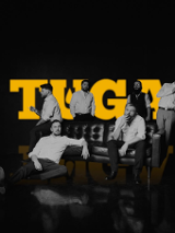 Baner promujący wydarzenie. Nazwa wydarzeania i zdjęcie osób artystycznych.