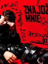 Baner promujący wydarzenie. Nazwa wydarzeania i zdjęcie osoby artystycznej.