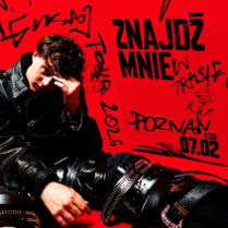 Baner promujący wydarzenie. Nazwa wydarzeania i zdjęcie osoby artystycznej.