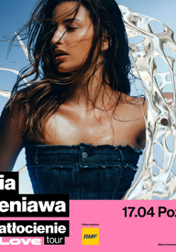 Baner promujący wydarzenie. Nazwa wydarzeania i zdjęcie osoby artystycznej.