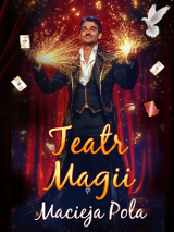 Baner promujący wydarzenie. Nazwa wydarzeania i zdjęcie osoby artystycznej.