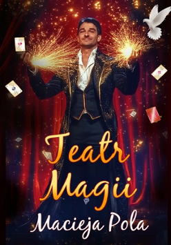 Baner promujący wydarzenie. Nazwa wydarzeania i zdjęcie osoby artystycznej.