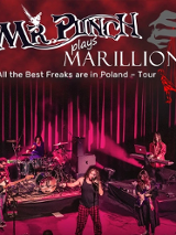 Baner promujący wydarzenie. Nazwa wydarzeania i zdjęcie osób artystycznych.