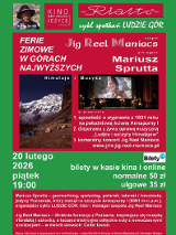 Baner promujący wydarzenie. Nazwa wydarzeania i zdjęcie osób artystycznych.