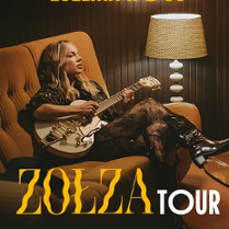 Baner promujący wydarzenie. Nazwa wydarzeania i zdjęcie osoby artystycznej.