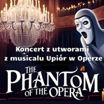 Baner promujący wydarzenie. Nazwa wydarzeania i zdjęcie osób artystycznych.