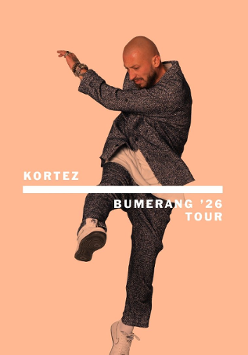 Baner promujący wydarzenie. Nazwa wydarzeania i zdjęcie osoby artystycznej.