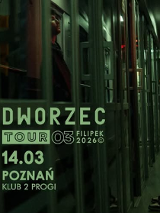 Baner promujący wydarzenie. Nazwa wydarzeania i zdjęcie osoby artystycznej.